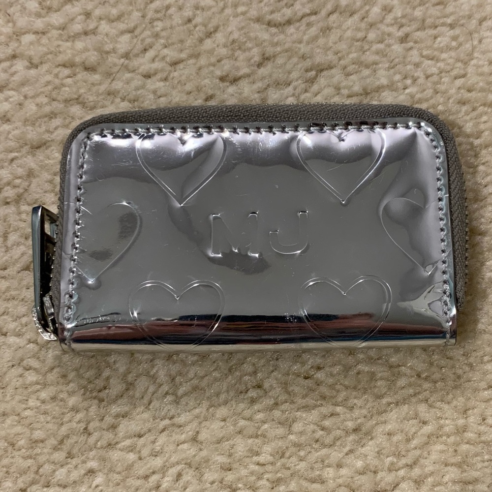 Marc Jacobs Silver Card Coin Pouch
